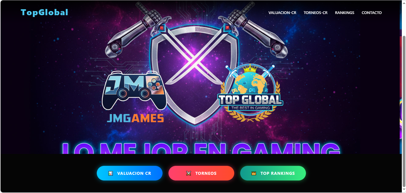 Sitio Web Gaming